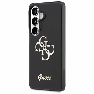 GUESS dėklas for SAMSUNG S26 GUHCS26S5HC4MLSK (IML Big Metal 4G and Script) juodas