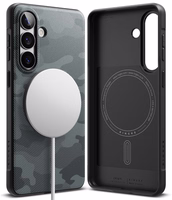 Ringke Onyx Magsafe Dėklas for Samsung Galaxy S26 - pilkas and juodas