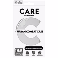 CARE by PanzerGlass Flagship Urban Combat dėklas Samsung Galaxy S25 Ultra - skaidrus
