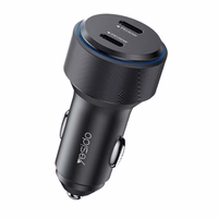 YESIDO CAR ĮKROVIKLIS Y48 PD 60W 2xUSB-C juodas