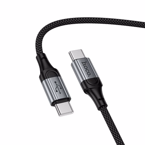 Kabelis USB C į USB C Hoco PD 60W 1,5 m X121 juodas