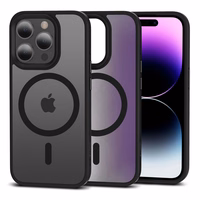 Tech-Protect MagMat MagSafe iPhone 15 Pro Max dėklas - matinis juodas