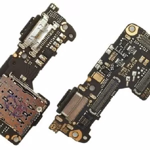 Шлейф Xiaomi 12 5G/12X 5G/12S 5G с разъёмом зарядки и микрофоном, контакт SIM, оригинал (б/у Grade A)