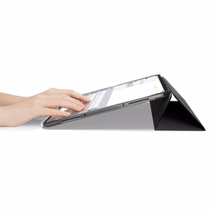 Spigen Liquid Air Folio deklas iPad Pro 13 7 / 8 / 2024-2025 - Juodas