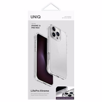 Uniq LifePro Xtreme dėklas iPhone 16 Pro Max - Skaidrus