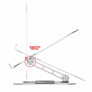 Unitek OT180SL01 360° reguliuojamas nešiojamojo kompiuterio stovas 10-16“