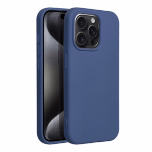Silikoninis dėklas IPHONE 15 Pro - mėlynas
