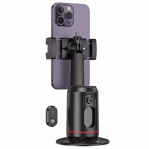 Держатель для телефона HOCO 360 градусов с автоматическим отслеживанием лица K23 чёрный