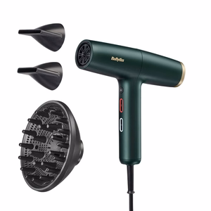 BaByliss Air Power Pro D6555DE – ионный фен 1700 Вт, зелёный/золотистый