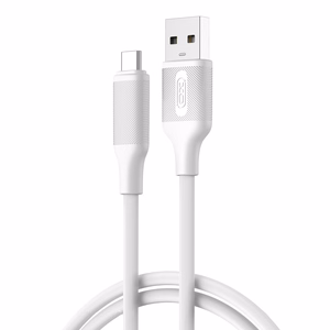 Baltas „XO NB265“ USB-A–USB-C laidas, 1 m