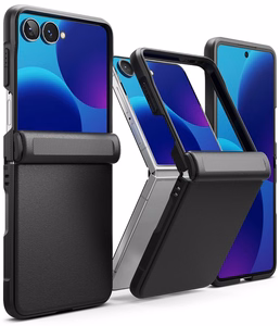 Ringke Onyx Flap dėklas, skirtas Samsung Galaxy Z Flip 8 – juodas