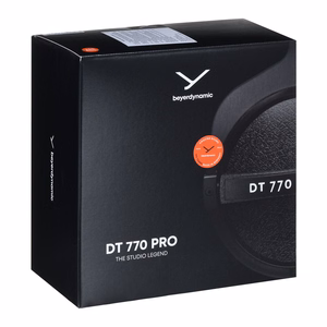 Beyerdynamic DT 770 PRO – studijinės ausinės, uždaro tipo, 250 Ω, juodos (459046)