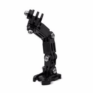 GoPro šalmo tvirtinimo priedų rinkinys GoPro, DJI, Insta360, SJCam, Eken veiksmo kameroms (GoPro Cycling Helmet Chin Holder)