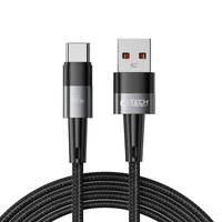 Tech-Protect UltraBoost USB-C / USB-C 66W 6A 2m kabelis - pilkas