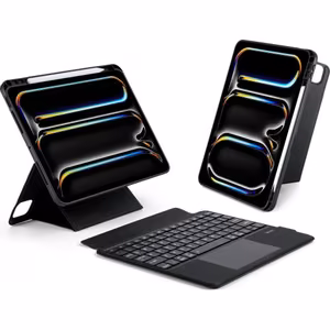 Dux Ducis DK Series belaidė Bluetooth klaviatūra skirta Apple iPad Pro 11 M4 (2024) juoda