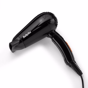 BaByliss Travel Dry 2000 5344E – plaukų džiovintuvas, 2000 W, juodas