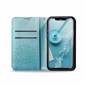 MEZZO knyginis dėklas telefonui SAMSUNG S21 mandala žalia