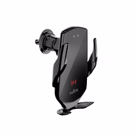 "Maxlife" automobilinis laikiklis oro angai MXCH-08 automatinis su belaidžiu įkrovimu juodas 15W