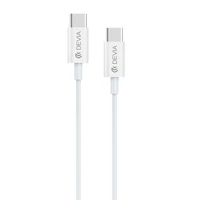 Devia kabelis Smart EC042 PD USB-C - USB-C 60W 3A baltas