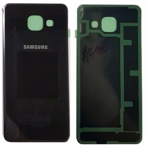 Back cover for Samsung A310 A3 2016 black original (service pack)