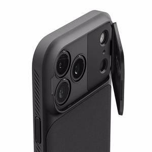 Spigen Optik Armor Magnetinis dėklas telefonui iPhone 17 Pro - juodas