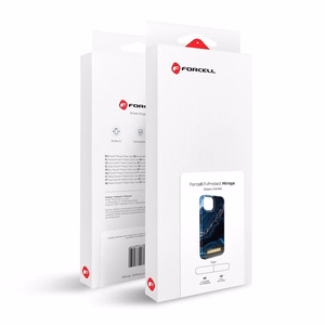 FORCELL F-PROTECT Mirage dėklas telefonui suderinamas su MagSafe IPHONE 15 Plus vandenyno marmuras