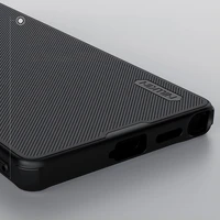 Nillkin Super Frosted Shield Pro Magnetinis dėklas telefonui su MagSafe Samsung S25 Ultra - Juodas