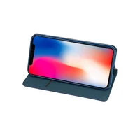 Smart Book MAGNET dėklas telefonui IPHONE 12 PRO MAX (m) - mėlynas (m)