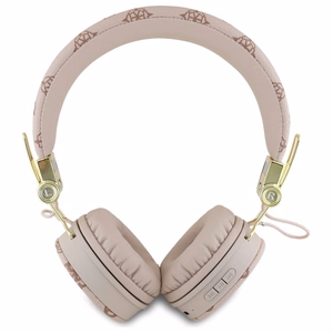 Guess Bluetooth ENC GUBH70EPOSMW rudos/rudos bijūnų užrašas apvalios formos ausinės