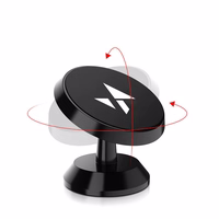 Wozinsky magnetinis automobilio laikiklis prietaisų skydeliui 360 lipnus juodas (WMH-05)