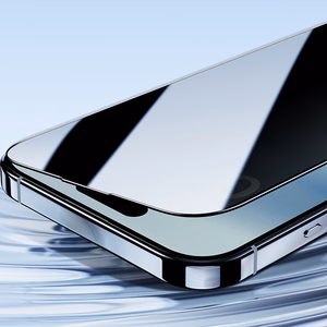 Benks temperuotas stiklas Ultra Shield Privacy FK66 iPhone 16 Pro Max juodas (plonas kraštas)