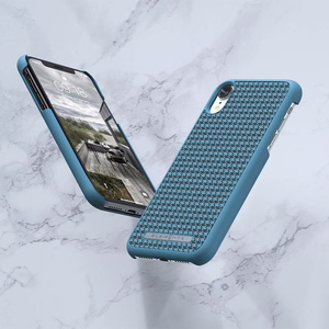 Nordic Elements Saeson Idun dėklas, skirtas iPhone XR, tamsiai melsvai žalias