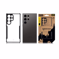 Tactical Quantum Stealth Dėklas skirta Samsung Galaxy S24+ Skaidrus/Juodas