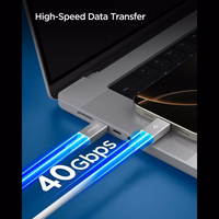 Spigen EB24012CC USB-C laidas 240W 120cm - Baltas