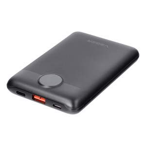 VEGER išorinė baterija 10000 mAh PD QC3.0 2A 22,5W S11 (W1140) juoda
