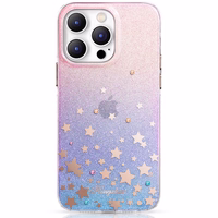 Kingxbar Heart Star Series dėklas iPhone 14 Plus dėklas su zodiako žvaigždėmis