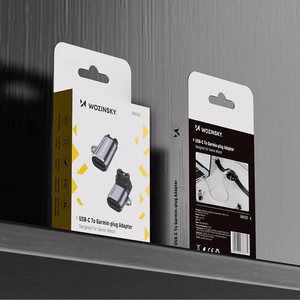 Wozinsky WAYGS1 USB-C adapteris Garmin išmaniajam laikrodžiui - pilkas