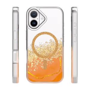 Epoxy Mag dėklas skirtas iPhone 17 6,3'' oranžinis