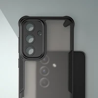 Matinis apsauginis dėklas telefonui Samsung Galaxy S24 juodas