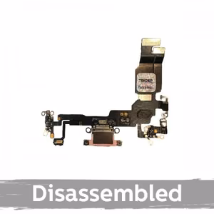 Įkrovimo jungtis suderinamas su iPhone 15 su Flex / Rožinis / (100% original / Used)