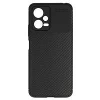 Vennus Carbon Elite dėklas telefonui Xiaomi Redmi Note 12 5G/Poco X5 Juodas
