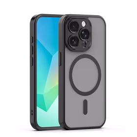 Mag Matt dėklas iPhone 14 Pro 6,1" juodas