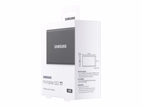 SAMSUNG nešiojamas SSD T7 2TB pilkas
