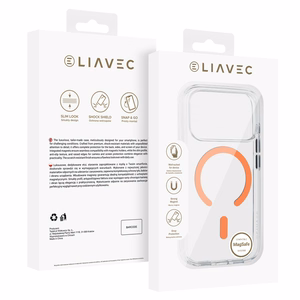 Liavec Pure чехол Iphone 17 Pro papaya
