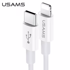 USAMS Laidas USB-C to LIGHTNING PD FAST CHARGING 1,2M 20W LITHE SERIES violetinis SJ566USB03 (US-SJ566)