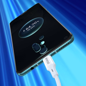 BWOO Kabelis USB-C - USB-C 1m 60W ABS + TPE X282 C-C baltas