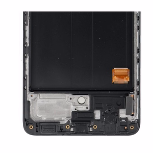 FIXCELL AMOLED LCD ekranas su rėmeliu, skirtas SAMSUNG A51 4G, juodas (pakeistas stiklas)