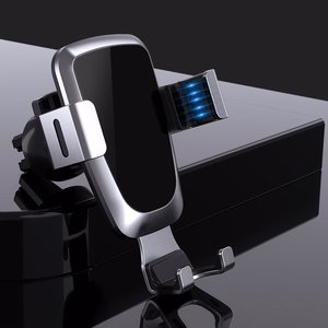 Gravity išmaniojo telefono automobilinis laikiklis, juodas ventiliacijos grotelių tvirtinimas (YC08)