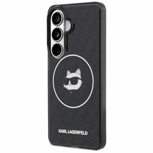 Karl Lagerfeld IML Repeated Choupette MagSafe Dėklas for Samsung Galaxy S26 - juodas