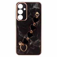 Dėklas telefonui Trend Case skirtas Samsung Galaxy S24 dizaino 6 juodas